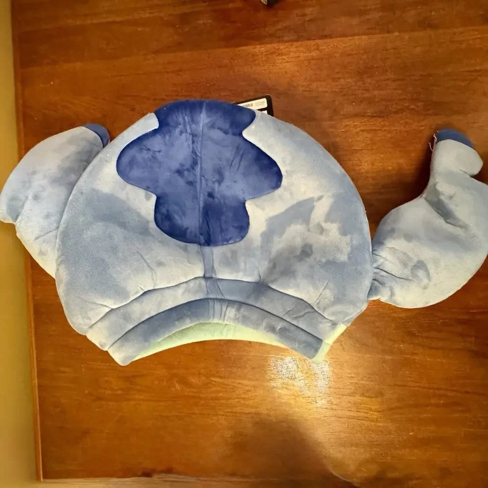 Disney Stitch Full Head Plush Hat Mask Spirit Halloween Adult One Size NWT